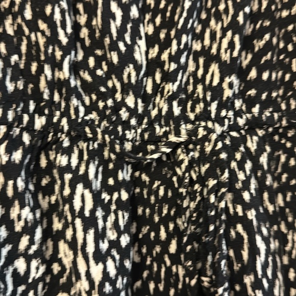 Torrid black and white print ruffle spaghetti strap casual dress mini 1X - Picture 5 of 10